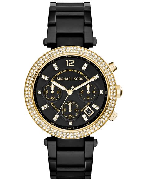 do girls like michael kors watches|michael kors black watches women.